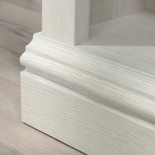 Sauder 3 Tier Book Shelf Wooden Bookcase Multipurpose Bookshelf for Home Office, Living Room, in Glacier Oak - color: Glacier Oak