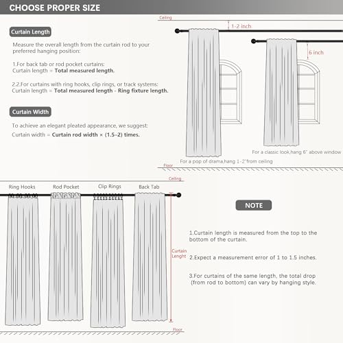 Blackout Curtains 42 Inch Long 2 Panels Set, Olive Green | Room Darkening, Thermal Insulated, Noise Reducing, Suitable for Bedroom, Living Room, Kitchen, Linen Textured, Rod Pocket - color: Olive, size: 50"W x 42"L (Pack of 2)