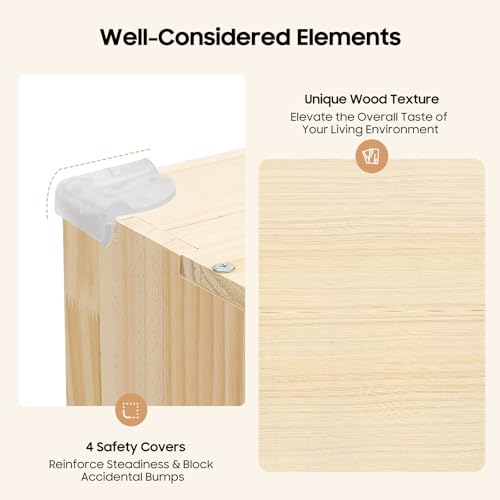 12 Cube Storage Organizer, Solid Wood Bookshelf with Back Panel, Floor Standing Open Bookcase, Vertical or Horizontal Shelf Unit for Living Room Office (12-Cube-B) - size: 12-Cube-B