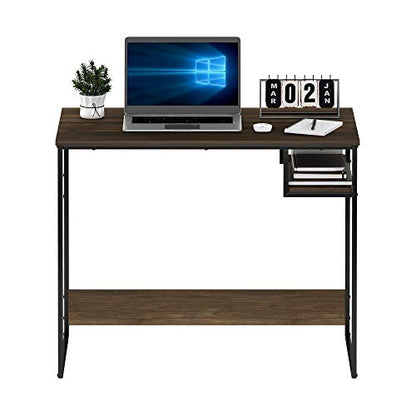 Furinno Moretti Lifestyle Study Desk, 35 Inches, Columbia Walnut - color: Columbia Walnut, size: 35 inches