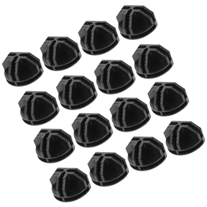 Lurrose 16pcs Sturdy Plastic Wire Cube Connectors for Modular Closets Sturdy Organizer Connectors Easy Assembly Storage Shelving System for Home and Office