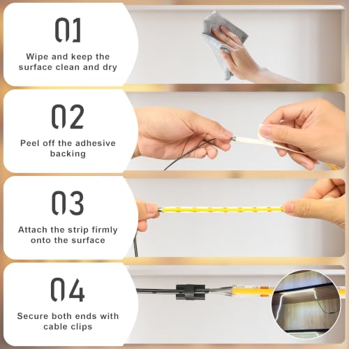 LED Shelf Lights, Under Cabinet Lighting Compatible with Alexa, Dimmable 2700K WIFI Strip Lights for Bookshelf, Display, Book Case Curio, Kitchen with App, Remote, Memory Function (6Pack 20In) - size: 2700K 6Pack 20In