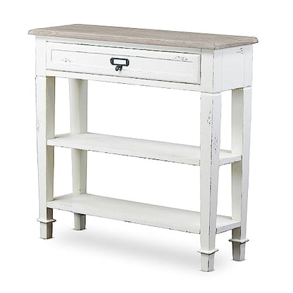 Baxton Studio Dauphine Traditional French 1-Drawer Accent Console Table, White