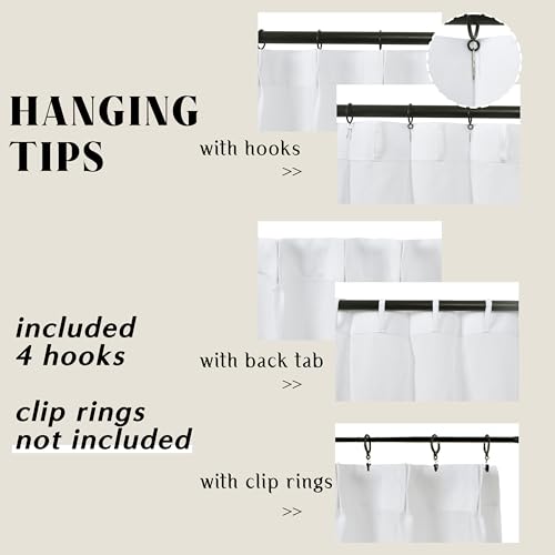 Lino Rosa Pinch Pleated Bathroom Window Curtain, Short White Sheer Privacy Curtain that Light in, 24 x 30 Inch Length - color: White, size: 24"W x 30"L (Pack of 1)