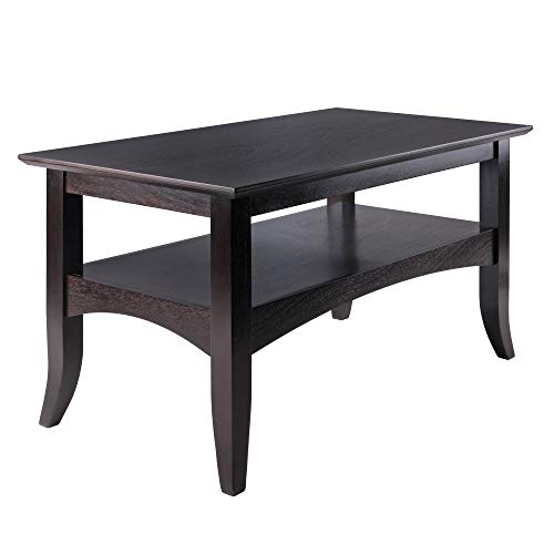Winsome 23133 Camden Coffee Table, 18.9x33.86x18.11 | Small Table with Storage, Practical and Elegant Living Room Decor, Stylish Furniture Essentials for New Homes, Apartments