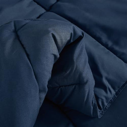 TRULY SOFT Everyday Reversible Dark Blue Full/Queen 3 Piece Comforter Set - color: Dark Blue, size: Queen