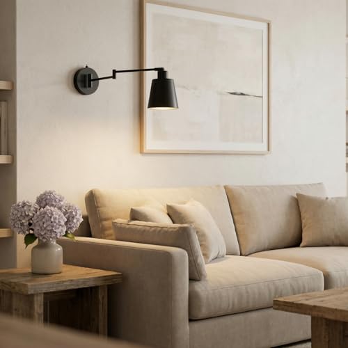 OSYNNIQ Wall Sconce Light with Adjustable Swing Arm for Bedside Reading (Style 1) - size: STYLE 1