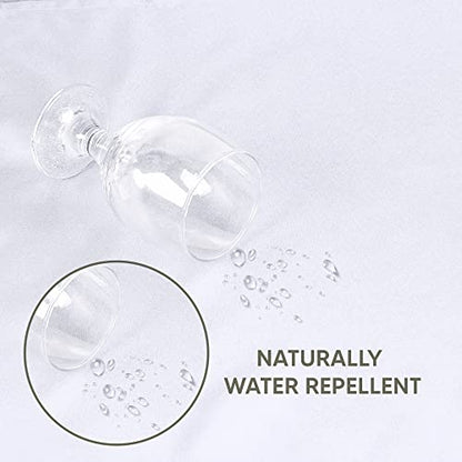 Utopia Kitchen Rectangle Table Cloth 1 Pack [90x132 Inches, White] | Tablecloth Machine Washable, Polyester Table Cover for Dining, Buffet Parties, Picnics, Events, Weddings and Restaurants - color: White, size: 1 Pack 90x132 Inch Tablecloth