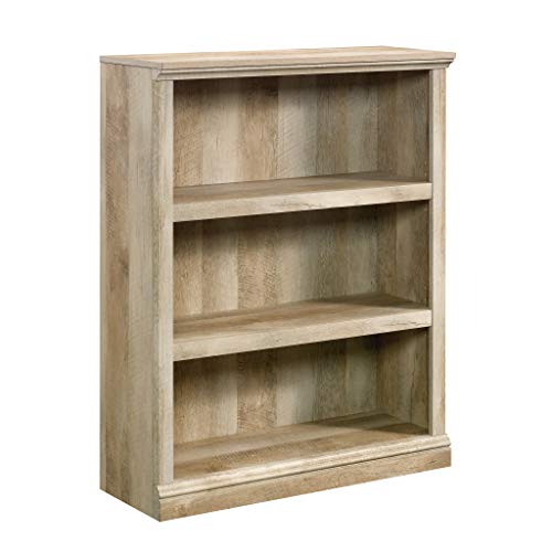 Sauder Miscellaneous Storage 3-Shelf Bookcase/ Book Shelf, Lintel Oak finish - color: Lintel Oak Finish