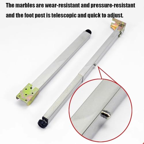 Stainless Steel Folding Table Legs - Adjustable Height, Metal Legs for Campervan & Wall Mounted Dining Table (Size: 70cm/27.5in) - size: 27.5 in