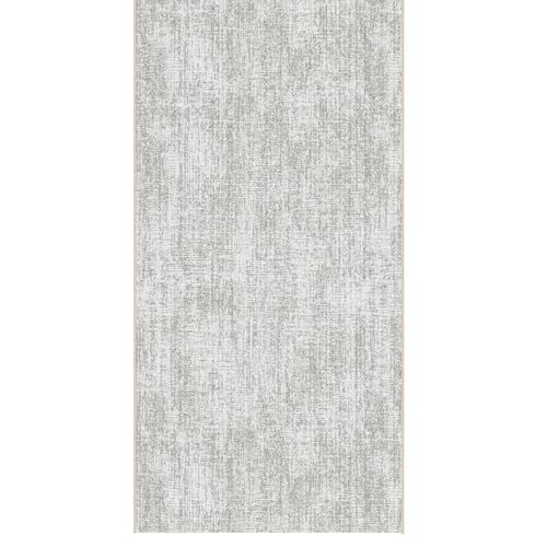 Ottomanson Kitchen Runner Rug 1'10.5" x 6' – Machine Washable Soft Non-Slip Rug, Quick Dry Low Pile Carpet for Kitchen, Bathroom & Entryway, Solid Beige - color: Solid Beige, size: 1'10" x 6' (22" Wide)