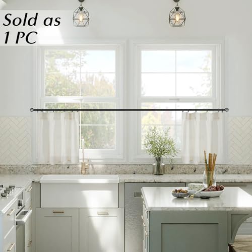 Lino Rosa Basement Window Curtains 15 or 16 Inches Long,Sheer Adjustable Height Pinch Pleated Linen Bathroom Kitchen Window Treatments - color: Natural, size: 24"W x 15"L (Pack of 1)