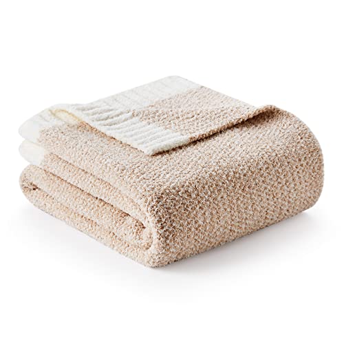 Snuggle Sac Twin XL Bed Blanket 66x90 inches, Super Soft Warm Beige Blankets for Bed, Living Room, Luxurious Microfiber Blanket Dupes, Heather Beige, 66x90 inches - color: Heather Beige, size: Twin-XL (66"x90")