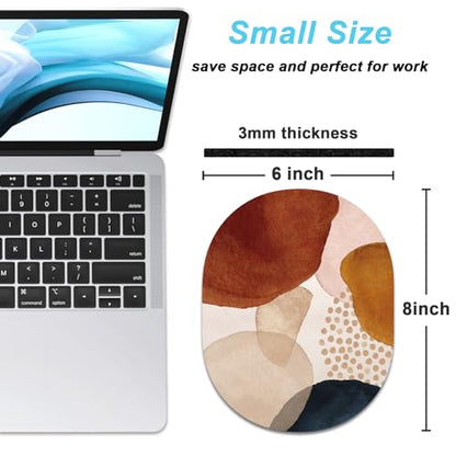 Rimilak Small Mouse Pad 6 x 8 Inch, Irregular Mini Mousepad, Abstract Stone | Non-Slip Rubber Base, Waterproof Compact Mouse Mat for Laptop Computer Wireless Mouse Keyboard Home Office Travel - color: Abstract Stone, size: 8L x 6W inches