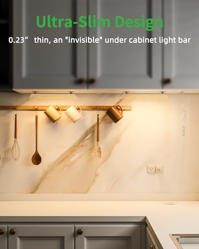 Under Cabinet Lighting Plug-in, Dimmable, 3pcs 12 Inch, 3000K - color: Warm, size: No motion sensor-3 pack
