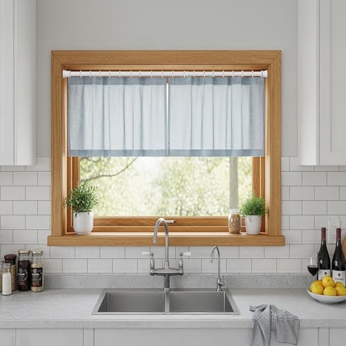 4Pack Tension Rods for Windows Small Tension Rods 16-38inch | Adjustable Curtain Rods No Drilling Small Rod Spring Curtain Rods For Doorway,Closet,Kitchen,Window - color: White, size: 16" to 38"-4Pcs