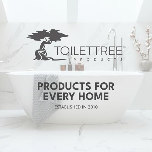 ToiletTree Products Stainless Steel Floor Shower Caddy - Corner Caddy Shelf for Bathroom and Bath Storage - Rust-Proof Caddy for Shampoo, Soap, and More