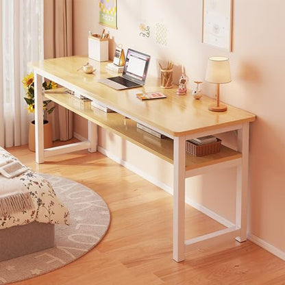 Game Table Study Table Computer Table Work Table Computer Table Desk Home Bedroom Simple Long Table Wall Side Work Table 140 * 40 * 74cm Double/2