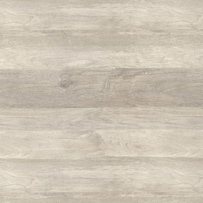 SIMPLIHOME Sawhorse 48" Wide Walnut Veneer and Metal Coffee Table | Modern round coffee table with black metal legs and a large surface; cocktail table or center table for living rooms. - color: White Wash