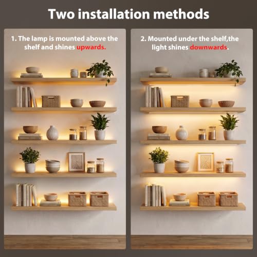 3 Pack 3.3FT Battery Powered LED Strip Lights with Remote Timer, 2700K-6000K Tunable White LED Cabinet Lights, Self-Adhesive Dimmable USB LED Strip Lights with12 Modes for Kitchen Bookshelf Cupboard - size: 3.3FT
