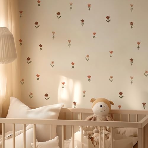 Boho Wall Stickers Girls Bedroom Removable Wall Decals Nursery Kids Room Decor Vinyl Murals DIY Cute Decorations 6 Sheets - color: C, size: 8.28*5.83 inches