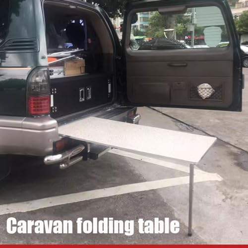 Stainless Steel Folding Table Legs - Adjustable Height, Metal Legs for Campervan & Wall Mounted Dining Table (Size: 90cm/35.4in) - size: 35.4 in