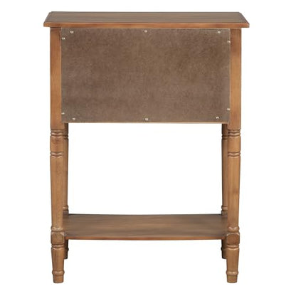 Knocbel Narrow Console Table with 3 Storage Drawers and Bottom Shelf, Entryway Hallway Foyer Slim Sofa Table for Small Spaces, Easy Assembly (Natural) - color: Natural