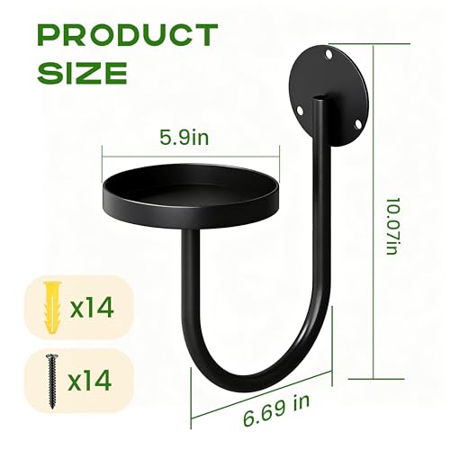 Hanging Planters for Indoor Plants with Garden Shears, 4 Pack Modern Wall Plant Holder & Plant Hanger Indoor, Metal Hanging Planter Set, Window Hanging Plant Holder & Plant Hanger for Home Decor