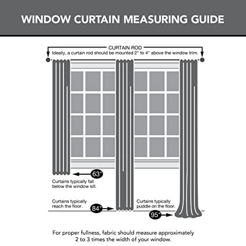 Sun Zero Kara Floral Print Energy Efficient Rod Pocket Curtain Panel, 54" x 63", Stone - color: Stone, size: 54"W x 63"L (Pack of 1)