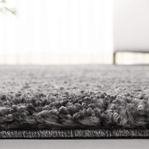 SAFAVIEH August Shag Collection Accent Rug - 2'3" x 4', Grey, Solid Design, Non-Shedding & Easy Care, 1.2-inch Thick Ideal for High Traffic Areas in Entryway, Living Room, Bedroom (AUG900F) - color: Grey, size: 2'3" x 4' (Rectangular)