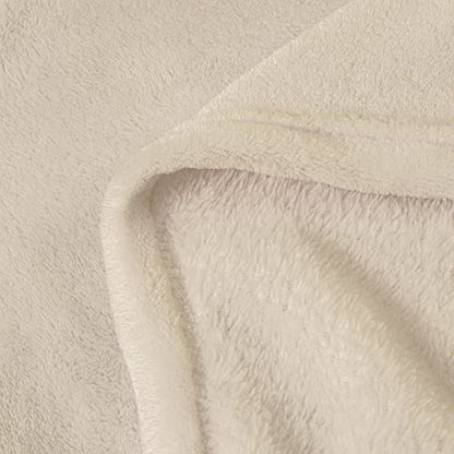 BEDELITE Fleece Blanket Soft Plush Twin Size Blanket Beige 60"x80" | Ultra Soft Fleece, Plush Microfiber, Lightweight Warmth, All Season Comfort, Fade Resistant, Machine Washable, Couch Sofa Bed - color: Beige, size: Twin(60"x80")