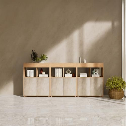 Bumoo Beige Peel and Stick Wallpaper 16" x 590" Cream and Greige Concrete Contact Paper PVC self-Adhesive Waterproof Matte limewash Vinyl Removable Living Room Kitchen Bathroom Dorm Gym - size: 16" x 590"