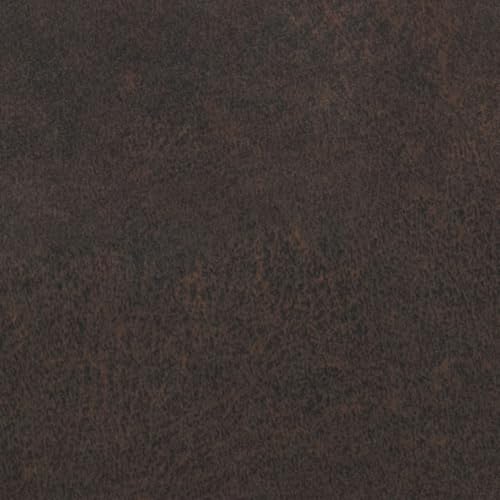 SIMPLIHOME Milltown 27" Wide Vegan Leather Ottoman in Distressed Brown | Contemporary ottoman with a cushioned seat for bedroom seating; rectangle footstool, footrest or bench. - color: Distressed Brown, style: Small Ottoman Bench