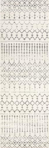 nuLOOM Blythe Grey Trellis Power Loomed Runner Rug, 2' x 6' - color: Blythe Grey, size: 2' x 6' (Rectangular)