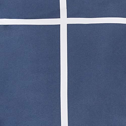 Amazon Basics 5-Piece Lightweight Microfiber Comforter Set with Sheets, Bed-in-a-Bag, Navy with Grey Plaid Bedding, Twin/Twin XL - color: Navy and Grey Plaid, size: Twin/Twin XL, style: 1-Pack