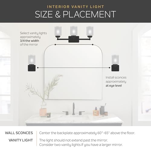 Kichler Crosby 2-Light Bathroom Vanity Light, Brushed Nickel | Satin etched cased opal glass vanity light for modern bathrooms (15" x 8.75" x 15"), 45496NI - color: Brushed Nickel, size: 2 Light, style: Satin Etched Cased Opal Glass
