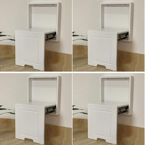 Wall-Mounted Folding Chairs,Solid Wood Wall Chair Change Shoe Bench，can be Stored Without Occupying Space Applicable Scene Living Room - Bedroom - Aisle - Bathroom Etc - color: B