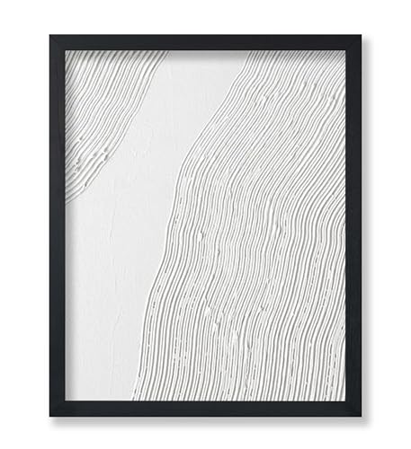 Poster Master Soft Lines Texture Poster - Abstract Line Print - Mid Century Modern Art - Soft Textured Line Design - Chic Boho Illustration - Living Room or Bedroom Decor - 16x20 UNFRAMED Wall Decor - color: Style-02, size: 16"L x 20"W