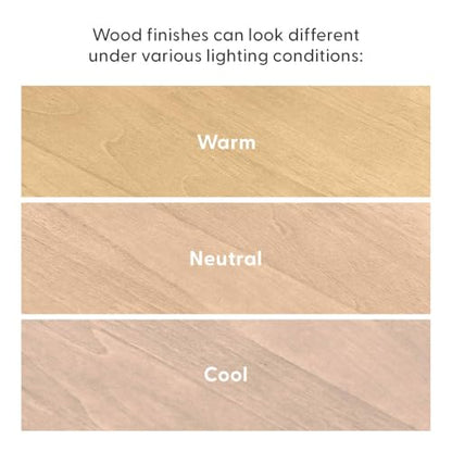 Plank+Beam Modern Console Table, 46 Inch, Blonde | Non-Toxic Finishes, Versatile Design, Modern Design, Easy Assembly, Modern Style, Quick Setup, Solid Wood - color: Blonde, size: 46 Inch