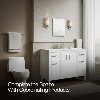 Kohler 55060-NA Embark Slim Medicine Cabinet Mirror, Adjustable Shelves, Bathroom Organizers and Storage, 16 in. W x 20 in. H - size: 16 in. x 20 in., style: Flat Edge
