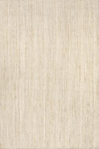 nuLOOM Rigo Off White Solid Flatweave Area Rug, 9' x 12' - color: Off White, size: 8'6" x 11'6" (Rectangular)