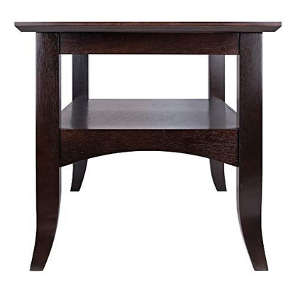 Winsome 23133 Camden Coffee Table, 18.9x33.86x18.11 | Small Table with Storage, Practical and Elegant Living Room Decor, Stylish Furniture Essentials for New Homes, Apartments