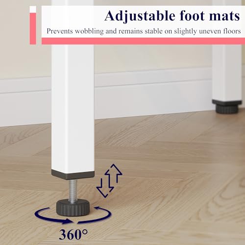 Lutown-Teen Square Bar Table, High Top Table - Industrial Metal Frame for Small Spaces & Narrow Kitchens, 23.6x23.6x36.9 in (LxWxH), Easy Assembly, Beige and White - color: Beige + White
