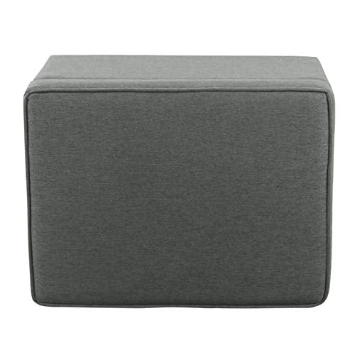 HomePop 24" Storage Ottoman - Gray - color: Gary