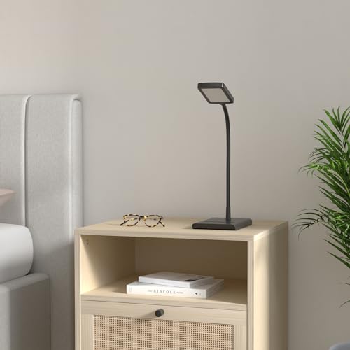 TROND Desk Lamp, Dimmable Eye-Caring Table Lamp, Memory Function, Black | 3 Color Modes 7 Brightness Levels, Flexible Gooseneck, Touch Control, Desk Light for Home Office Dorm Room Essentials - color: Black