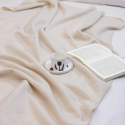CAI TENG Fleece Throw Blankets 6 Pack Bulk Lightweight Warm Soft 50 x 60 in Kids Blanket Picnic Cozy Fleece Fabric Microfiber Small Blanket for Bed Sofa Office Travel Beige - color: Beige