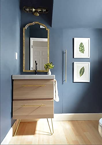 118''x23.6'' Blue Peel and Stick Wallpaper Contact Paper Modern Self Adhesive Wall Paper Removable Renter Friendly Textured Solid Color Shelf Cabinet Vinyl Roll (118''x23.6'',Blue Grey) - color: Blue Grey, size: 23.6" x 118"