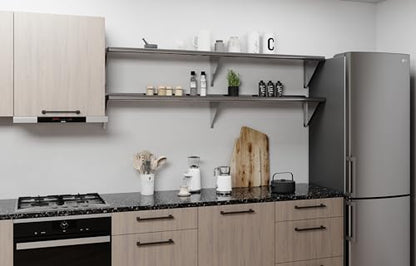 AmGood 72" Long X 12" Deep Stainless Steel Wall Shelf | NSF Certified | Appliance & Equipment Metal Shelving | Kitchen, Restaurant, Garage, Laundry, Utility Room - size: 72" Long X 12" Deep