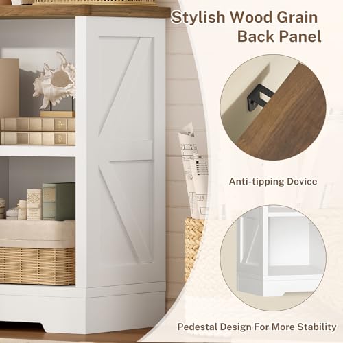 5 Cube Storage Organizer Bookshelf, Freestanding Open Cube Shelf/Storage, Book Shelf for Living Room, Home Office