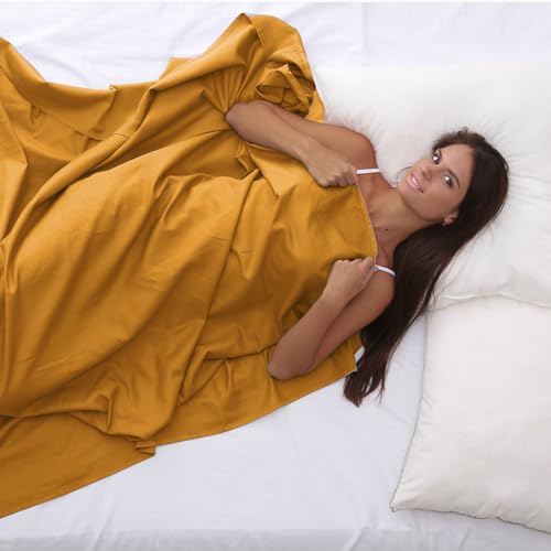 CAI TENG Fleece Throw Blanket Bulk 6 Pack Kid Blankets Soft Lightweight Cozy Polar Fleece 50 x 60 Throws Solid Pet-Friendly Bed Sofa Couch Fleece Fabric Travel Wedding Outdoor Mustard Yellow - color: Mustard Yellow
